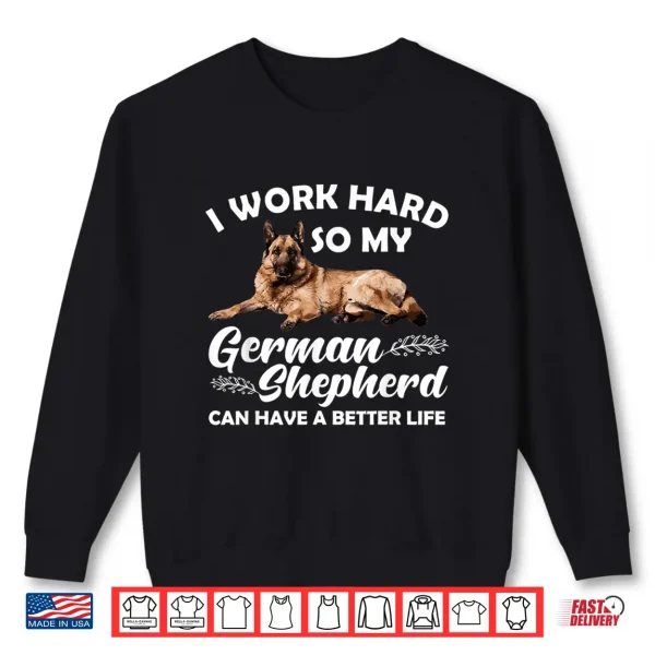 Sweatshirt Cool German Shepherd Art German Shepherd Lover Dog Professional Graphic Shirt