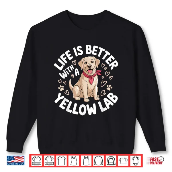 Sweatshirt Cool Labrador Retriever Design for Men Women Labrador Shirt