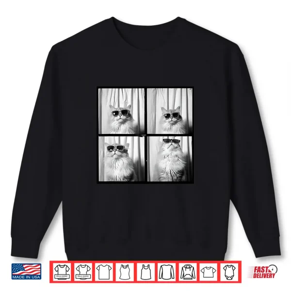 Sweatshirt Cool Ragdoll Cat Wearing Sunglasses Funny Cat Picture Men Women Kids Shirt