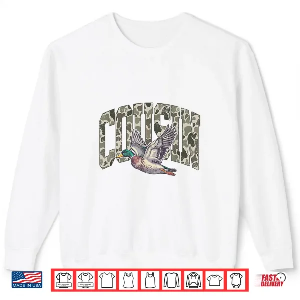 Sweatshirt Cousin Camo Duck Hunting Party Mallard Duck Camouflage Shirt