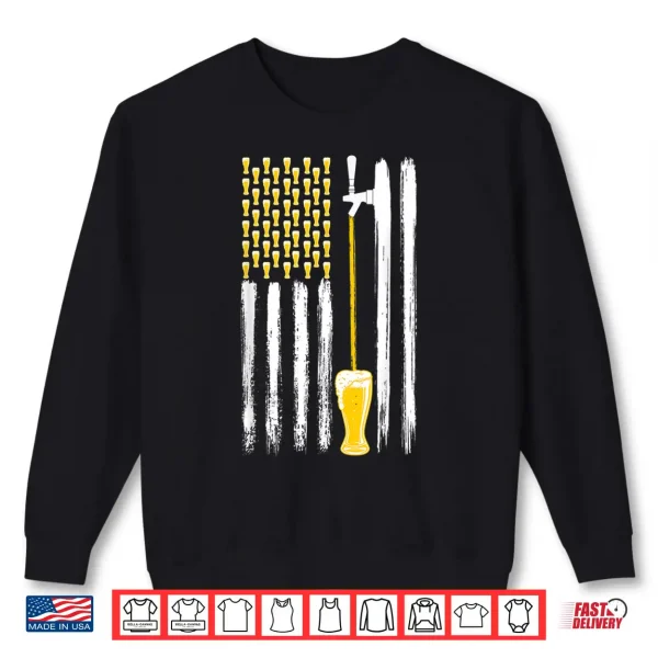 Craft Beer American Flag Usa 4Th July Alcohol Brew Brewery Shirt 2 Sweatshirt Craft Beer American Flag USA 4th July Alcohol Brew Brewery Shirt