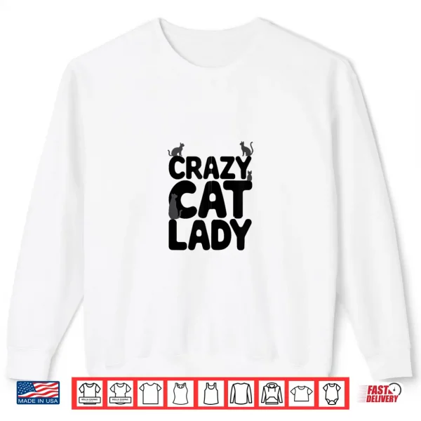 Sweatshirt Crazy Cat Lady Persian Cat Longhair Shirt