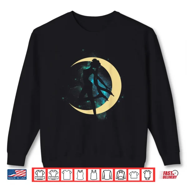 Sweatshirt Crescent Moon Planet Sailor Astronomy Mom Anime Girl Fans Shirt