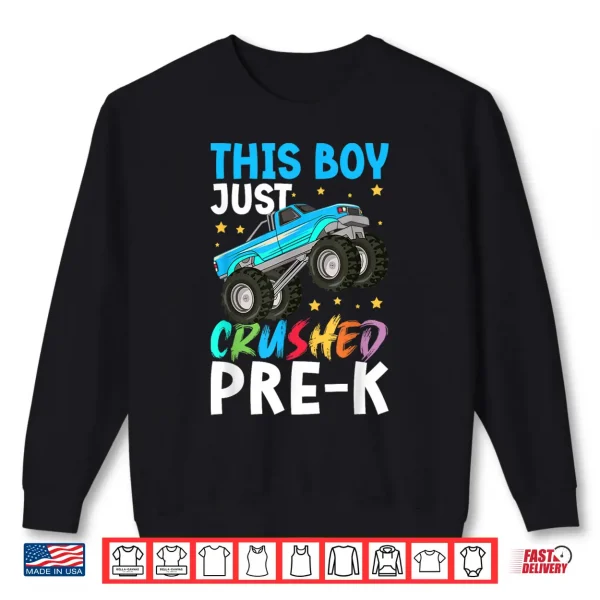 Sweatshirt Crushed Pre K Last Day of Preschool Graduation Pre K Grad Shirt
