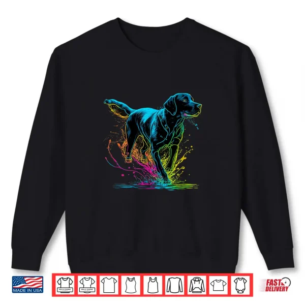 Sweatshirt Cute Black Lab Black Labrador Retriever Puppy Dog Mom Animal Shirt