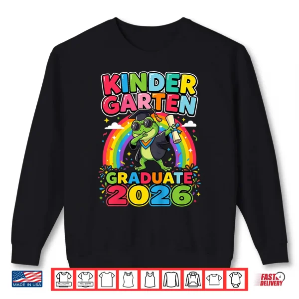 Sweatshirt Cute Kindergarten Graduate 2026 Graduation Frog Kids Boys Shirt