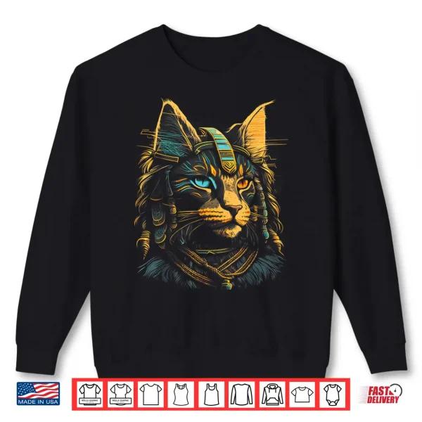 Sweatshirt Cute Maine Coon Cat Lover Egyptian Pharaoh Maine Coon Cat Shirt