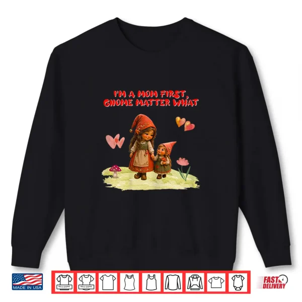 Sweatshirt Cute Mom Daughter Gnome Mothers Day Shirt