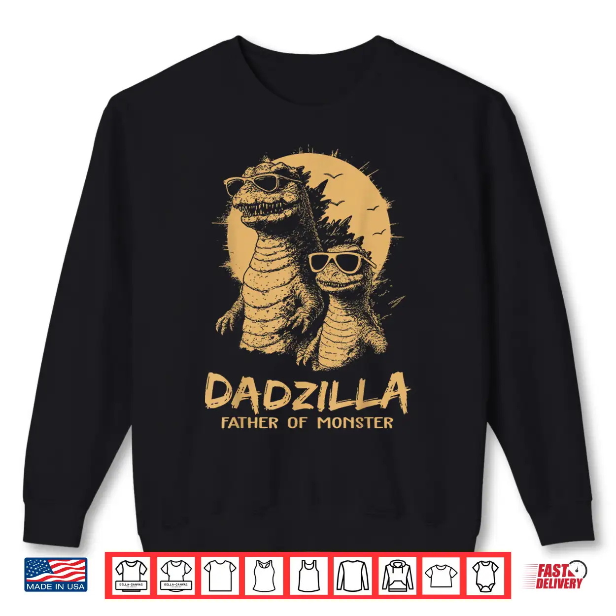 Dadzilla Father Of Monsters Fathers Day Funny Dad Shirt Dadzilla Father Of Monsters Fathers Day Funny Dad Shirt