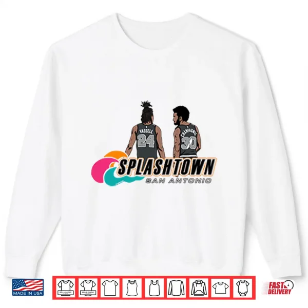 Sweatshirt Devin Vassell And Julian Champagnie Splashtown San Antonio Shirt
