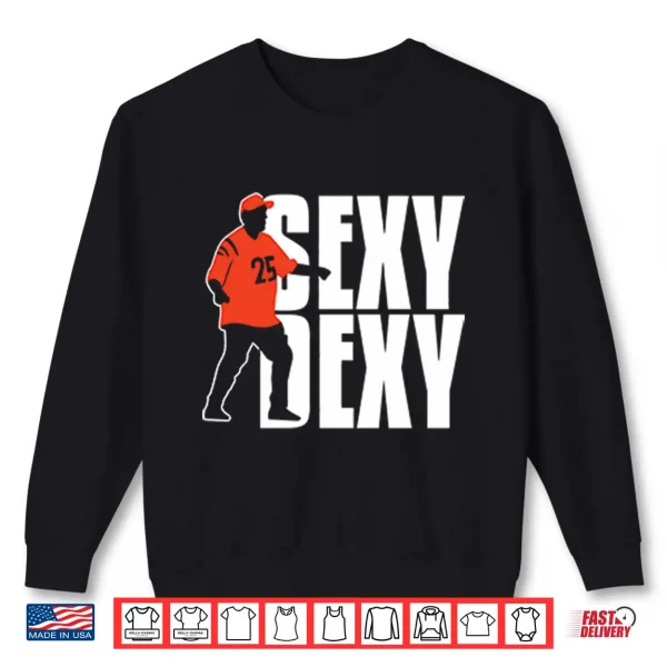 Dexter Lawrence Sexy Dexy 25 Draft Pick Shirt 2 Sweatshirt Dexter Lawrence Sexy Dexy 25 Draft Pick Shirt