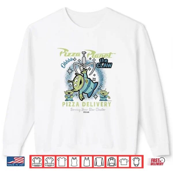 Disney Pixar Toy Story Pizza Planet The Claw Alien Shirt 2 Sweatshirt Disney Pixar Toy Story Pizza Planet The Claw Alien Shirt