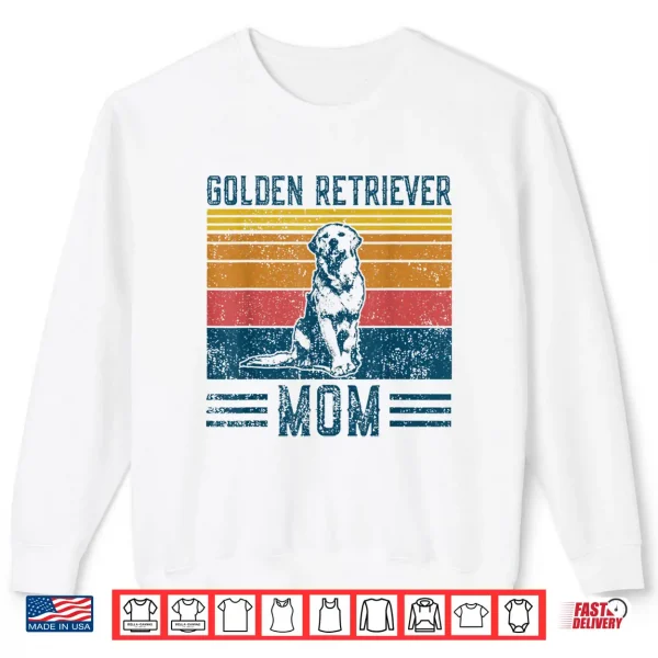 Sweatshirt Dog Golden Retriever Mom Vintage Golden Retriever Mom Shirt