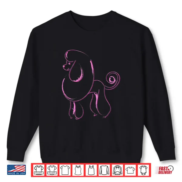 Sweatshirt Dog Lover Gifts Poodle Cool Poodle Dog Mens Shirt