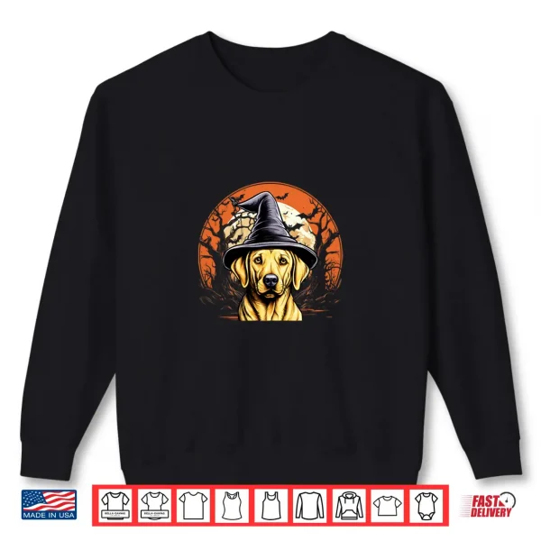 Sweatshirt Dog Lover Labrador Retriever Halloween Spooky Ghost Costume Shirt