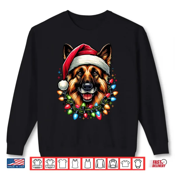 Sweatshirt Dog Owner Xmas Men Women Favorite German Shepherd Christmas Shirt