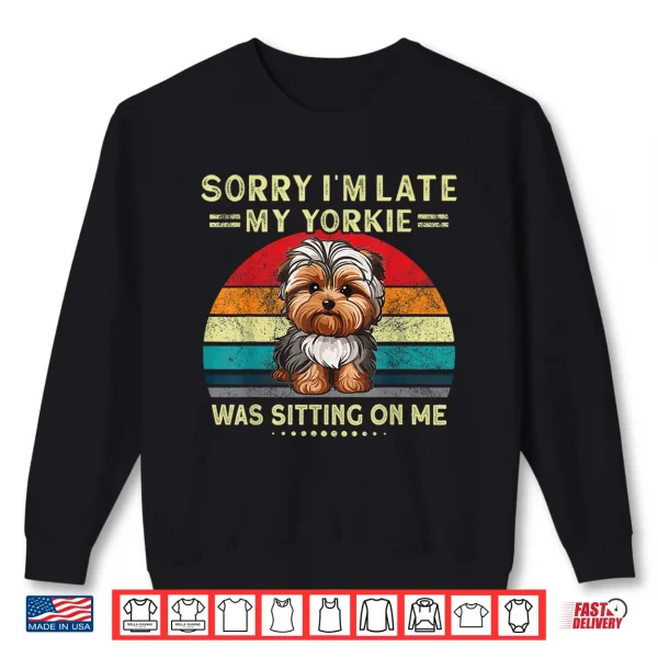 Sweatshirt Dog Yorkie Poo Stuff Apparel Mom Food Yorkiepoo Puppies Shirt