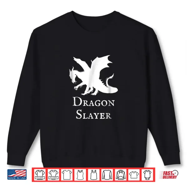 Sweatshirt Dragon Slayer Shirt Fantasy Medieval Anime Lover