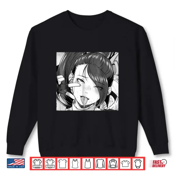 Sweatshirt Ecchi Otaku Hentai Waifu Ahegao Girl Manga Anime Shirt 2