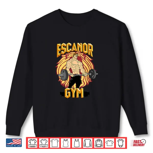 Sweatshirt Escanor Gym Pride Shirt