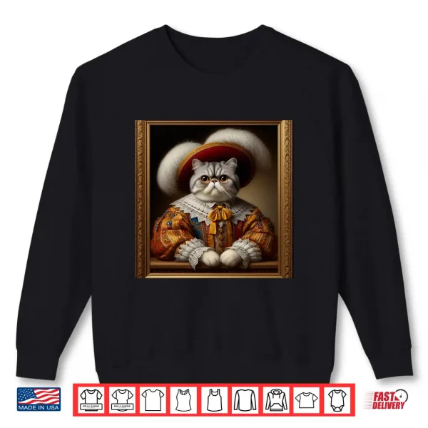 Sweatshirt Exotic Shorthair Cat Kitten Men Women Kids Boys Girls Family Shirt