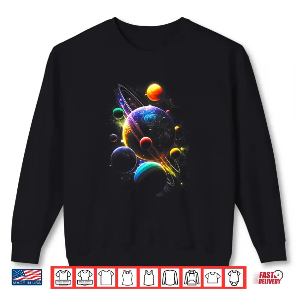 Sweatshirt Exploding Space Premium Tri Blend Shirt