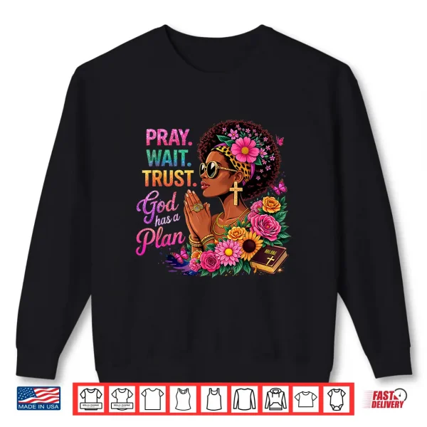 Sweatshirt Faith Black Women African Melanin Queen God Christian Shirt
