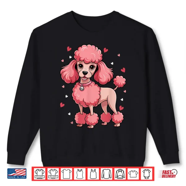 Sweatshirt Fancy Pink Poodle Shirt