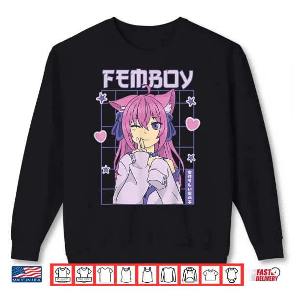 Sweatshirt Femboy Anime Cute Little Femboy Shirt