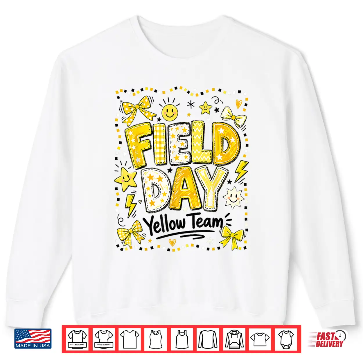 Field Day Yellow Team Funny Teacher Field Day Games Shirt Field Day Yellow Team Funny Teacher Field Day Games Shirt