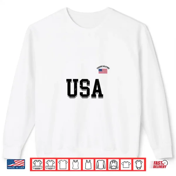 Sweatshirt Figure Skating USA figure skater Shirt