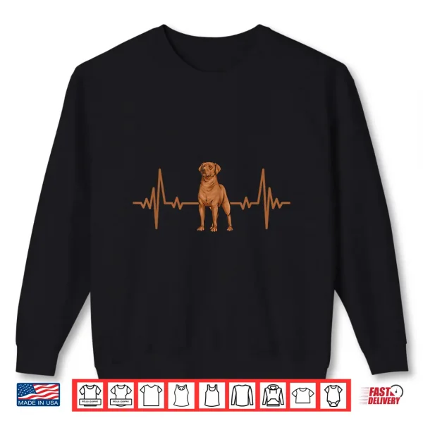 Sweatshirt Fox Red Labrador Retriever Heartbeat Foxred Lab Shirt