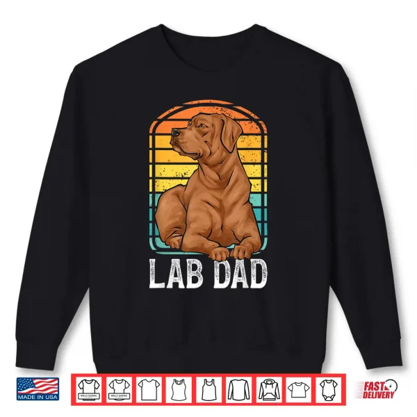 Sweatshirt Foxred Lab Dad Fox Red Labrador Retriever Shirt