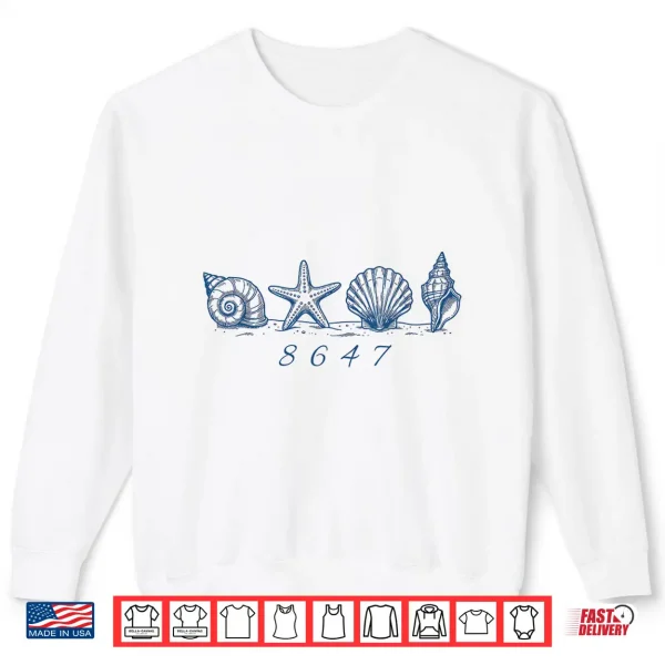 Sweatshirt Funny 86 47 Seashells Sea Shells Beach Funny 8647 Shirt