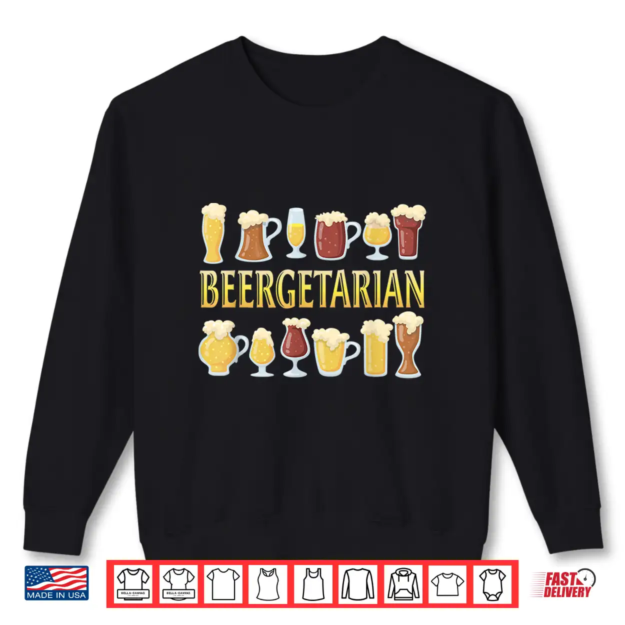 Funny Beer Design Craft Beer For Brewery Lovers Beergetarian Shirt Funny Beer Design Craft Beer For Brewery Lovers Beergetarian Shirt