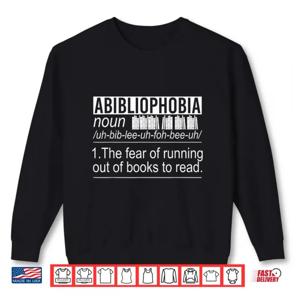 Sweatshirt Funny Book Nerd Gift Book Lover Bibliophile Bookworm Reading Shirt