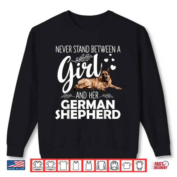 Sweatshirt Funny German Shepherd Art For Girls Women Pet Dog Lovers Shirt