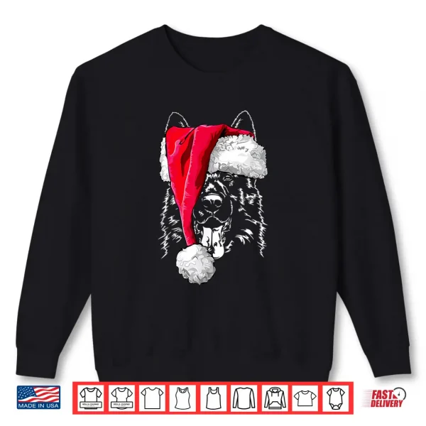 Sweatshirt Funny German Shepherd Christmas Professional Graphic Shirt