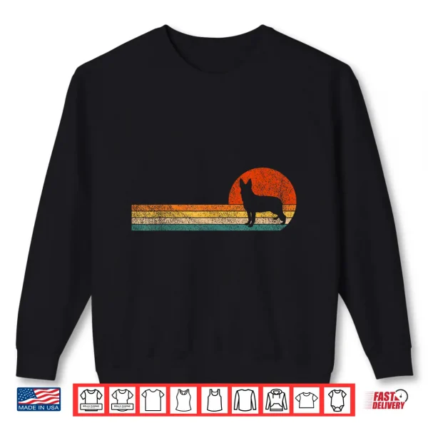 Sweatshirt Funny German Shepherd Dog Owner Retro Vintage Shirt