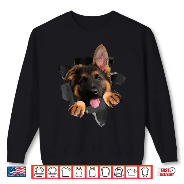 Sweatshirt Funny German Shepherd Lovers Design For Men Women Pet Dog Shirt