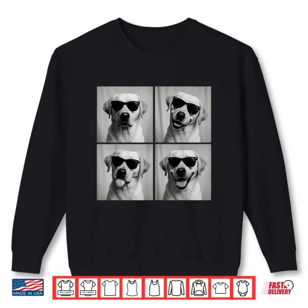 Sweatshirt Funny Labrador Dog Lover Cute Yellow Lab Photo Booth Shirt