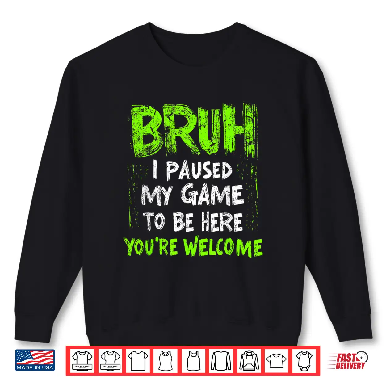Funny Video Gamer Bruh I Paused My Game Teen Boys Gaming Shirt Funny Video Gamer Bruh I Paused My Game Teen Boys Gaming Shirt