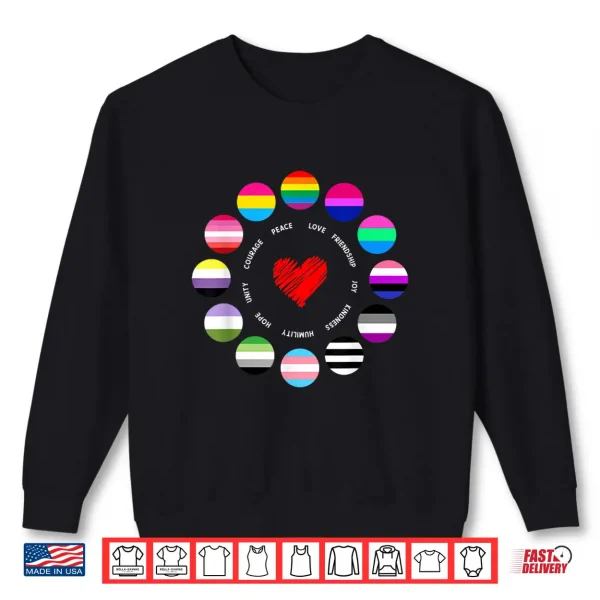 Sweatshirt Gay Pride LGBTQ Rainbow LGBT Pride Shirt