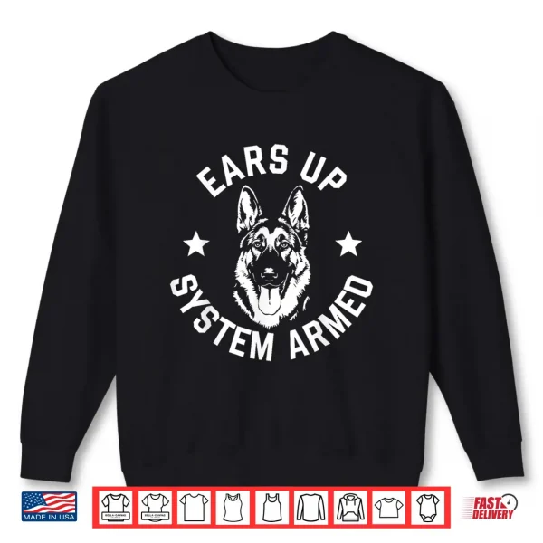 Sweatshirt German Shepherd Art German Shepherd Dog Lover Professional Graphic Shirt