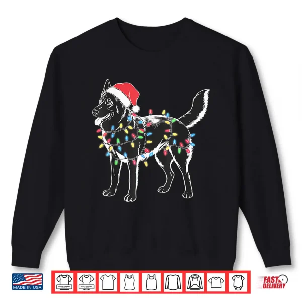 Sweatshirt German Shepherd Christmas Holiday Season Professional Graphic Shirt