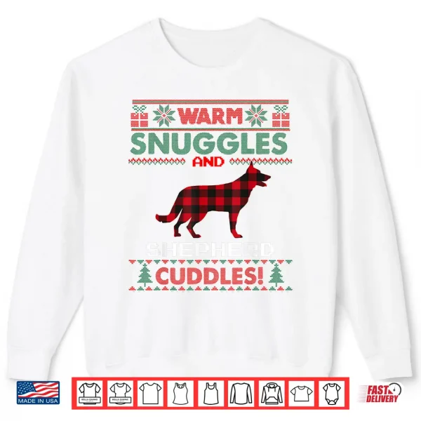 Sweatshirt German Shepherd Dog Christmas Pajama Ugly Christmas Sweater Shirt