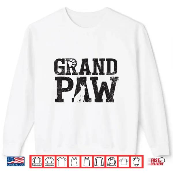 Sweatshirt German Shepherd Grand Paw Dog Grandpa Grandpaw Father Shirt