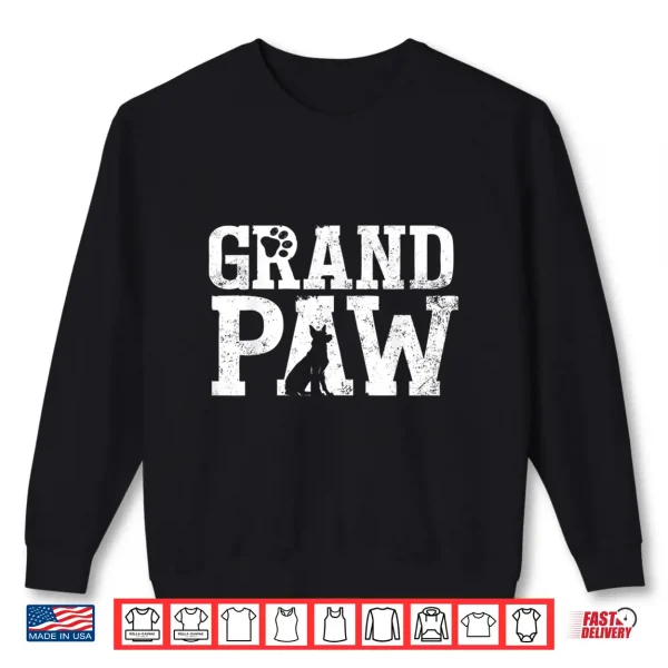 Sweatshirt German Shepherd Grand Paw Grandpaw T Shirt Dog Lover Grandpa