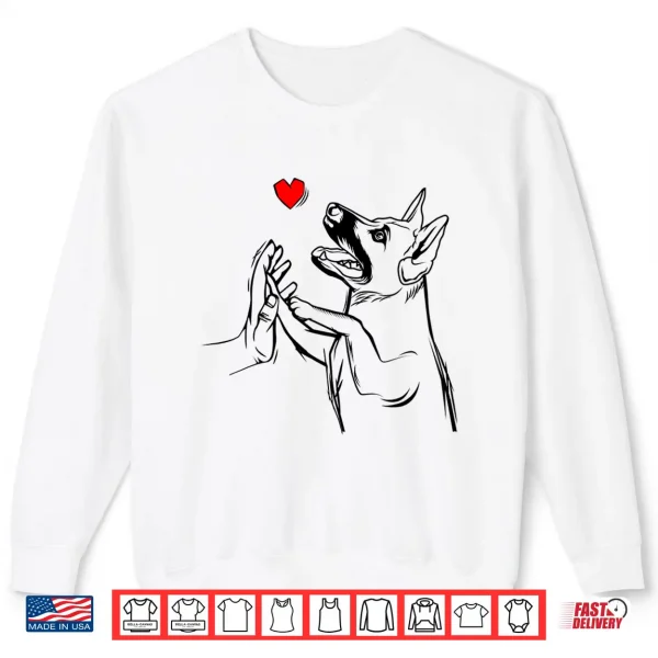 Sweatshirt German Shepherd Love Dog Mom Funny Girl Gifts Shirt