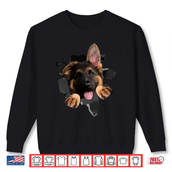 Sweatshirt German Shepherd Lovers Design Pet Dog Professional Graphic Shirt